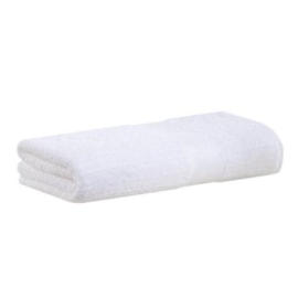 Toalha de Rosto Fio Penteado Canelado Buddemeyer Branco Toalha de Rosto Fio Penteado Canelado Buddemeyer Branco