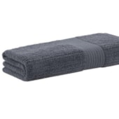 Toalha de Rosto Fio Penteado Canelado Buddemeyer Grafite Toalha de Rosto Fio Penteado Canelado Buddemeyer Grafite