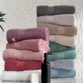 Toalha de Rosto Fio Penteado Canelado Buddemeyer Rosa 1069 Toalha de Rosto Fio Penteado Canelado Buddemeyer Rosa 1069