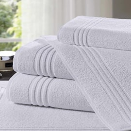 Toalha de Rosto Lepin Imperial Branco 50x80cm Toalha de Rosto Lepin Imperial Branco 50x80cm