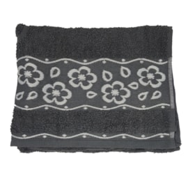 Toalha de Rosto Margex Dubai Cinza Escuro Toalha de Rosto Margex Dubai Cinza Escuro