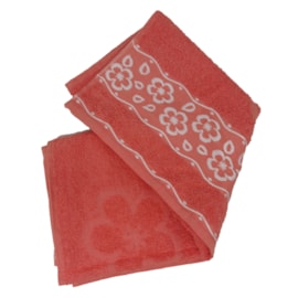 Toalha de Rosto Margex Dubai Coral Toalha de Rosto Margex Dubai Coral