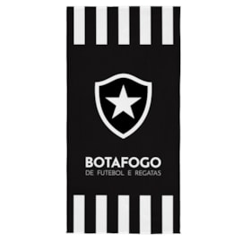 Toalha de Time Aveludada Botafogo Lepper Toalha de Time Aveludada Botafogo Lepper