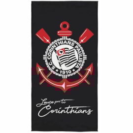 Toalha de Time Aveludada Corinthians II Lepper Toalha de Time Aveludada Corinthians II Lepper