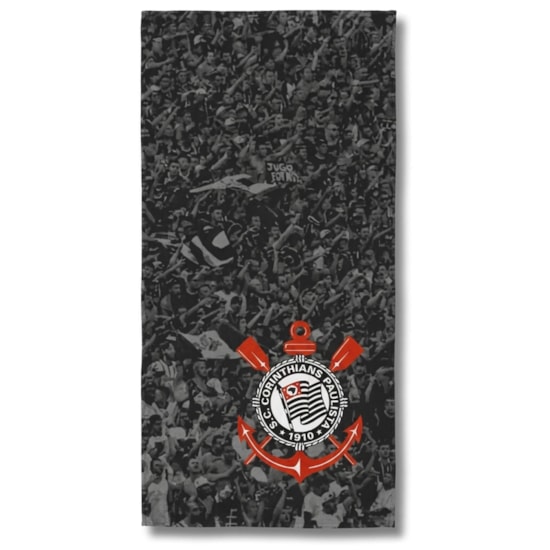 Toalha de Time Aveludada Corinthians III Lepper
