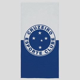 Toalha de Time Aveludada Cruzeiro Lepper Toalha de Time Aveludada Cruzeiro Lepper