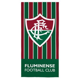 Toalha de Time Aveludada Fluminense Lepper Toalha de Time Aveludada Fluminense Lepper