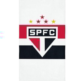 Toalha de Time Aveludada São Paulo Lepper Toalha de Time Aveludada São Paulo Lepper