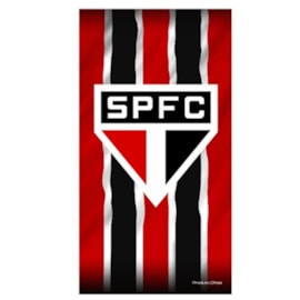 Toalha de Time Felpuda São Paulo Bouton Toalha de Time Felpuda São Paulo Bouton