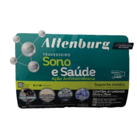 Travesseiro Altenburg Sono e Saúde Percal 180 Fios Travesseiro Altenburg Sono e Saúde Percal 180 Fios