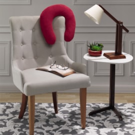 Travesseiro de Pescoço Hedrons Vermelho Laca Travesseiro de Pescoço Hedrons Vermelho Laca