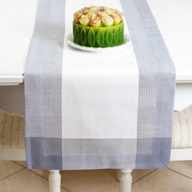 Trilho de Mesa Argivai Maison Chamy Nanquim 40cm x 1,30m Trilho de Mesa Argivai Maison Chamy Nanquim 40cm x 1,30m