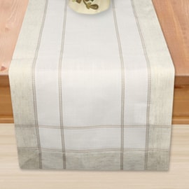 Trilho de Mesa Argivai Maison Charmy Linen 40cm x 1,30cm Trilho de Mesa Argivai Maison Charmy Linen 40cm x 1,30cm