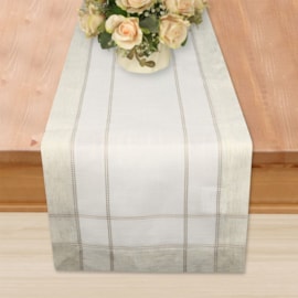 Trilho de Mesa Argivai Maison Charmy Linen 40cm x 1,70cm Trilho de Mesa Argivai Maison Charmy Linen 40cm x 1,70cm